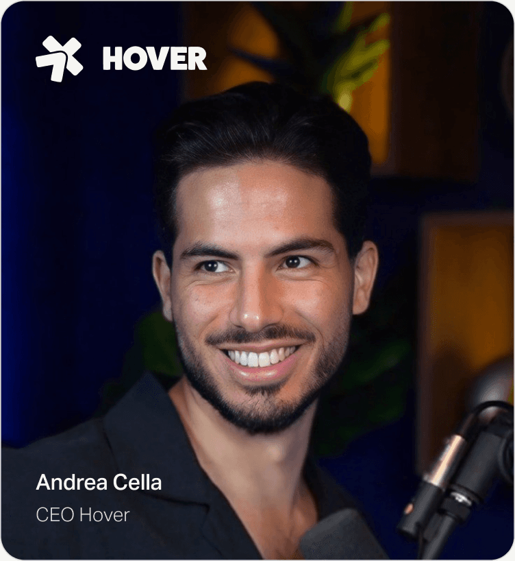 Andrea Cella, CEO de Hover